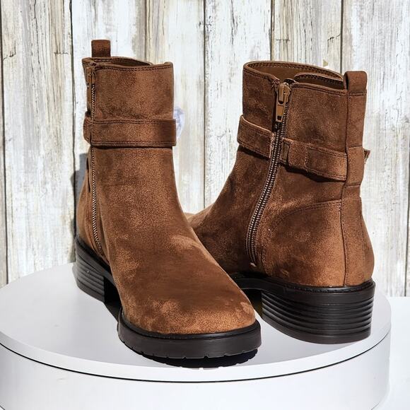 NEW - Giani Bernini Women's Becca Memory Foam Buckled Booties - Size 9.5 M - Picture 5 of 12